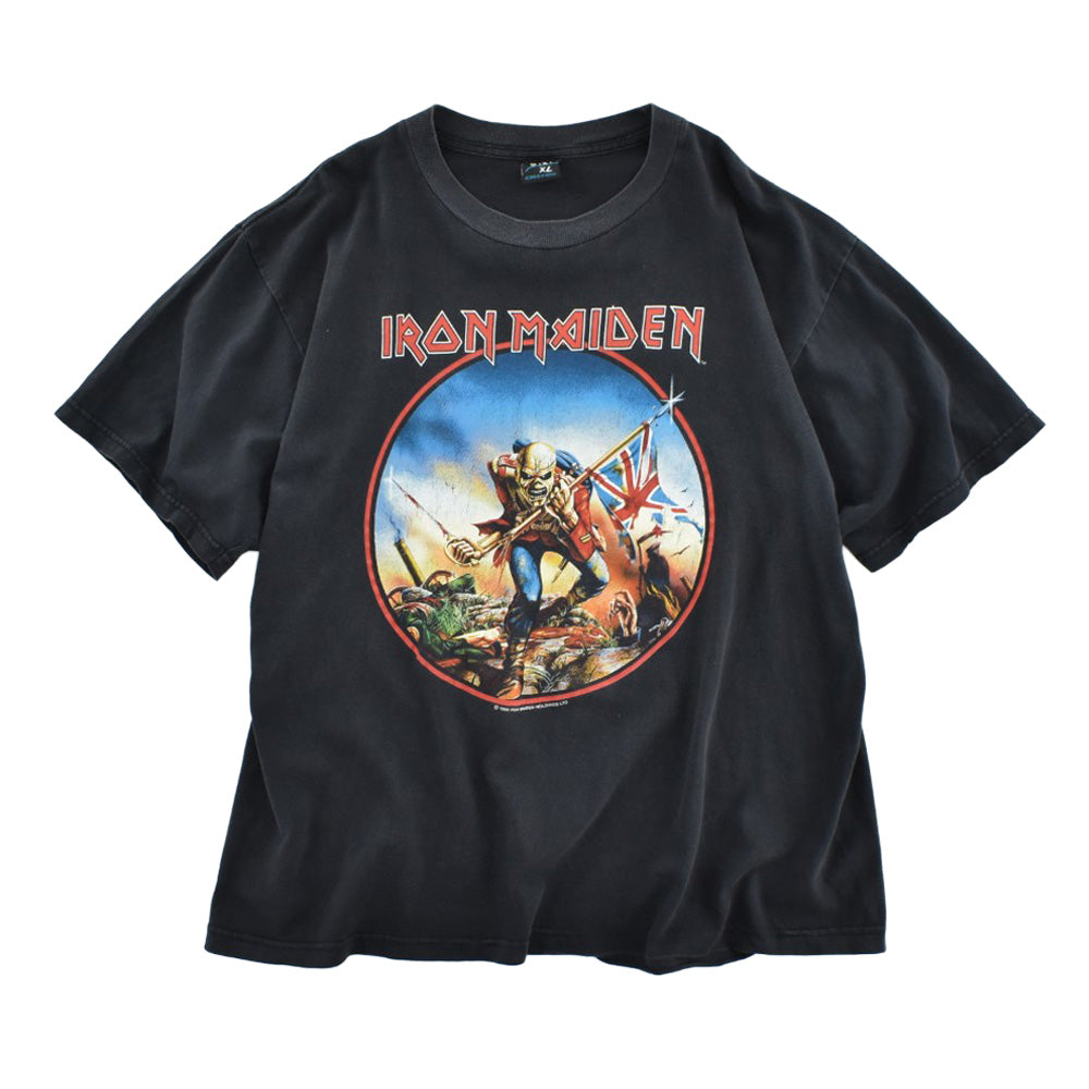 90's IRON MAIDEN "The Trooper" Eddie's U.S. Onslaught 1999 ヘヴィメタル ロックT 260804H