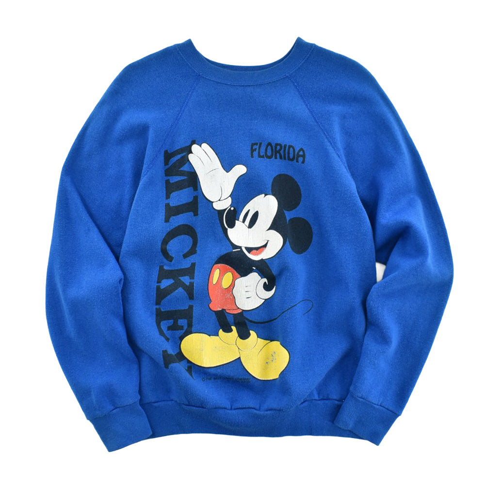 80's Velva Sheen MICKEY "FLORIDA" ミッキースウェット 260508H