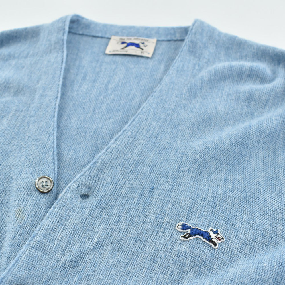 80's JCPenney "The Fox Sweater"  アクリルカーディガン 260918H