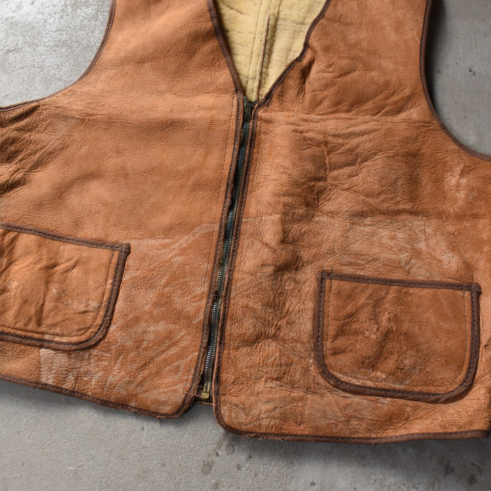 40's CROWN ZIP ムートンベスト 251212H