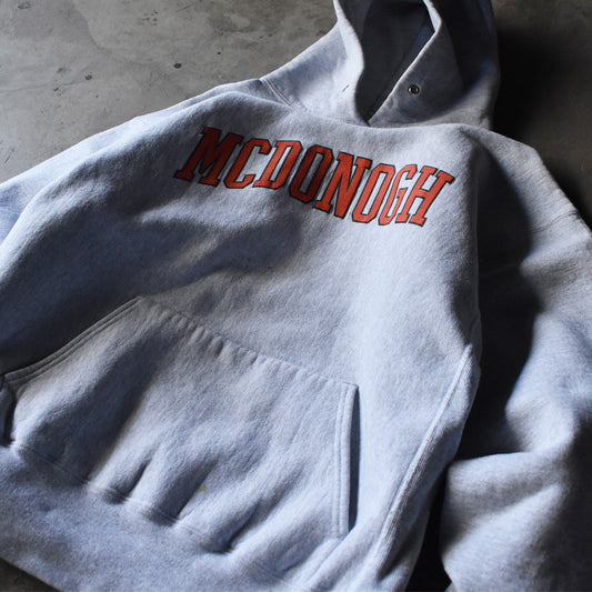 90’s The cotton exchange “MCDONOGH” リバースタイプ パーカー USA製 231117