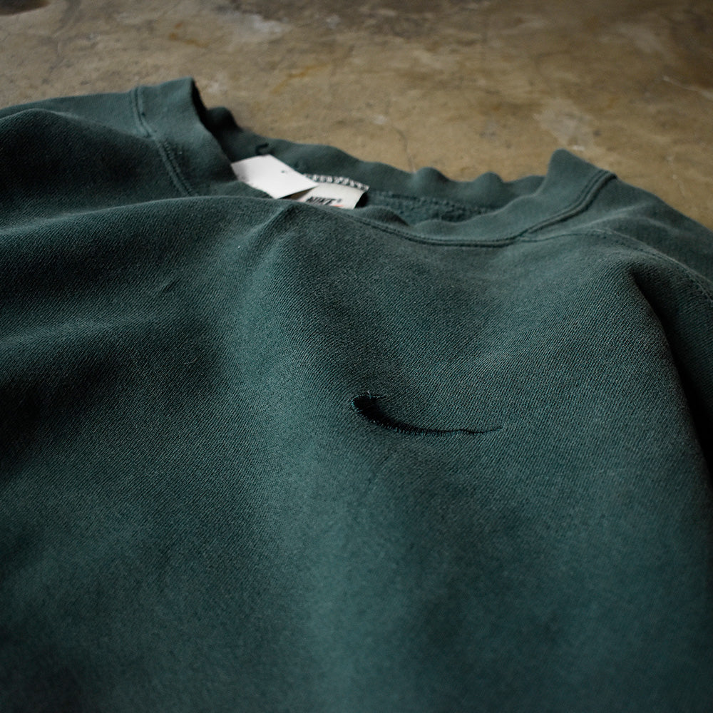 90's NIKE swoosh logo刺繍 スウェット XXL size！ USA製 231230H