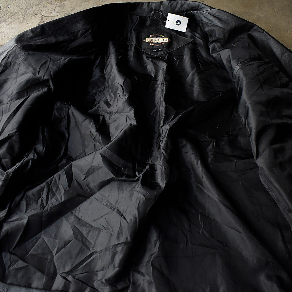 Y2K big size！GUIDE GEAR レザー テーラードジャケット 240320H