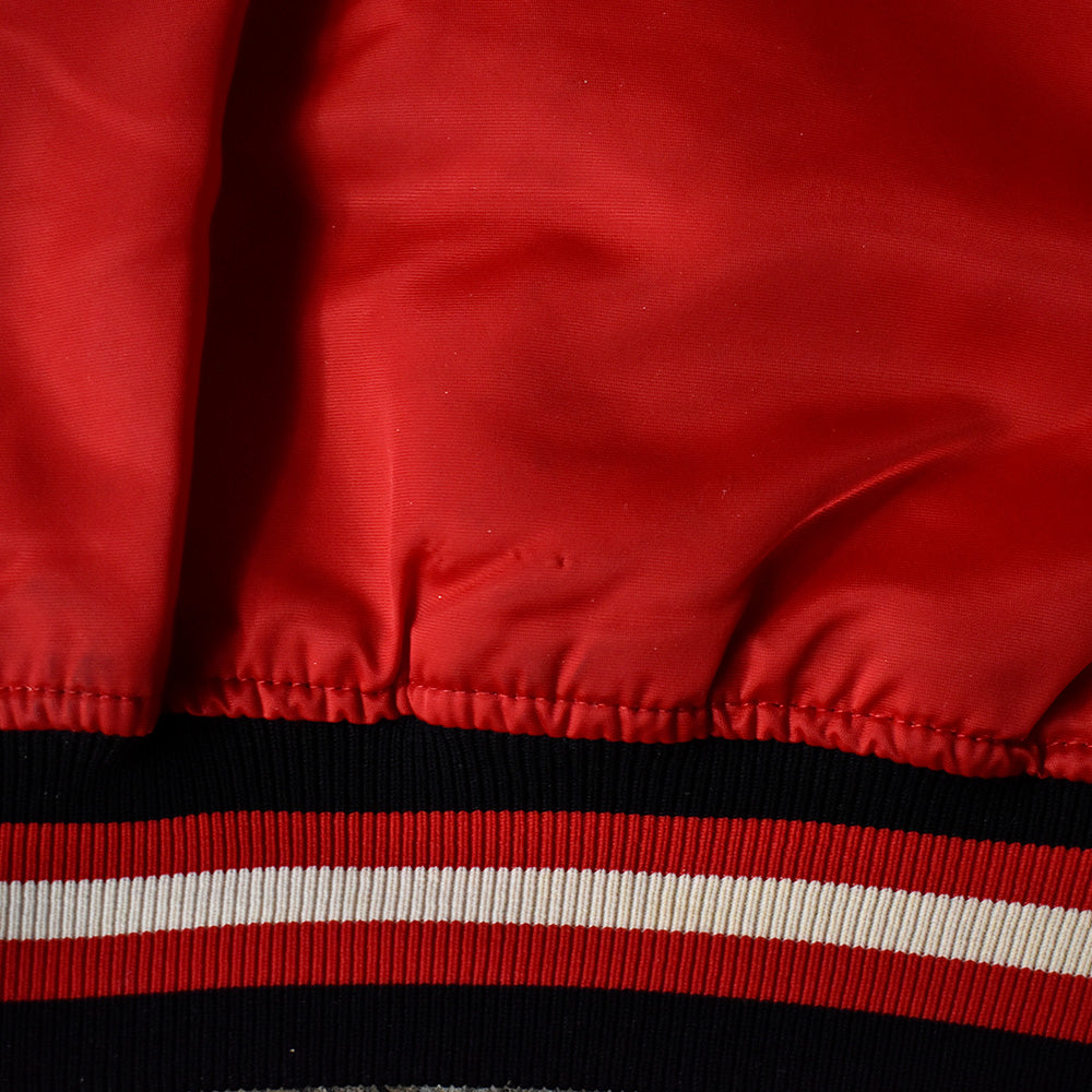 90's STARTER NHL “Chicago Blackhawks" ナイロン アワードジャケット USA製 250130H