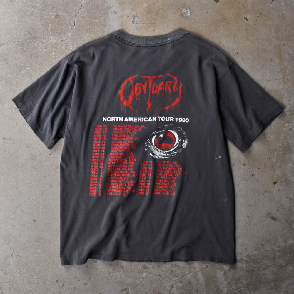 90’s Obituary "Cause of Death" デスメタル ロックT 251114H