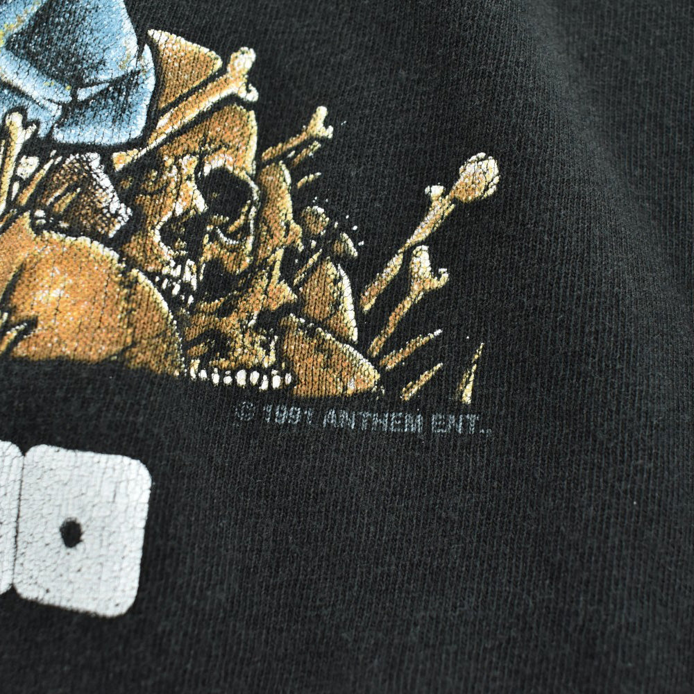 90’s RUSH × Pushead “Roll The Bones” ロックTシャツ 260529HFK2
