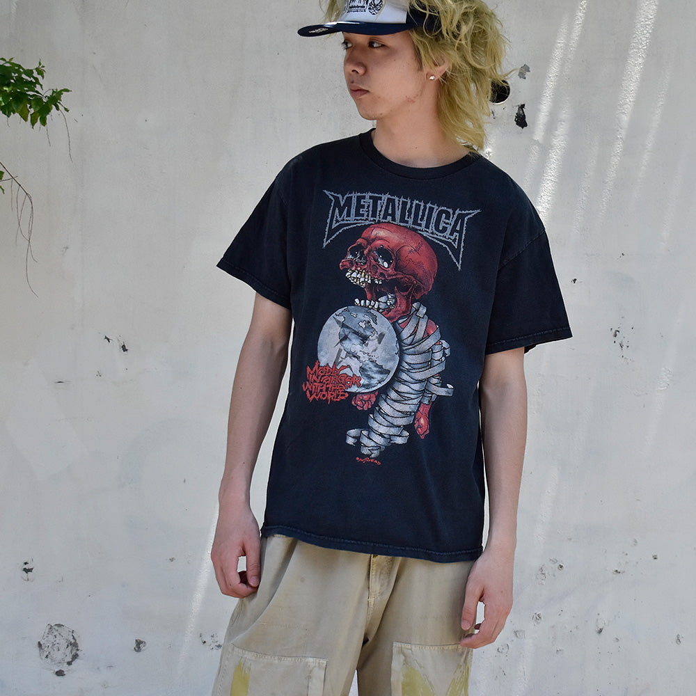 Y2K Metallica×Pushead “Madly in Anger with the World“ Tour Tシャツ 250626H