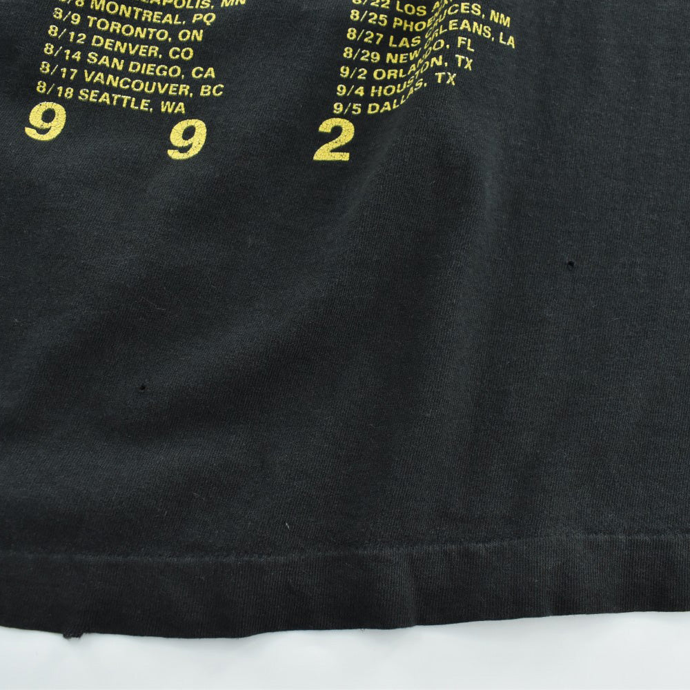90's Guns N' Roses × Metallica "Stadium Tour 1992" カットオフ ロックTシャツ 260728H