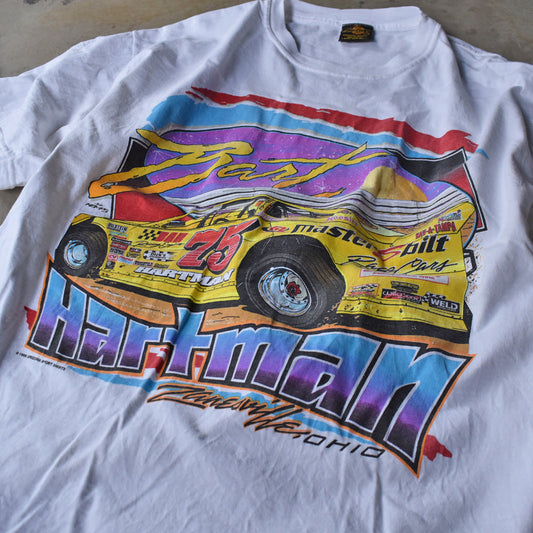 90's ARIZONA “Bart Hartman” レーシング Tシャツ 230706