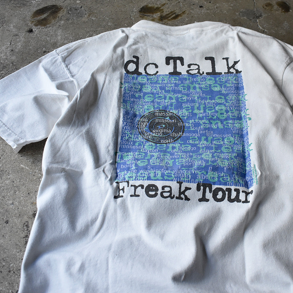 90's DC Talk “Jesus Freak” Freak Tour Tシャツ 240209H