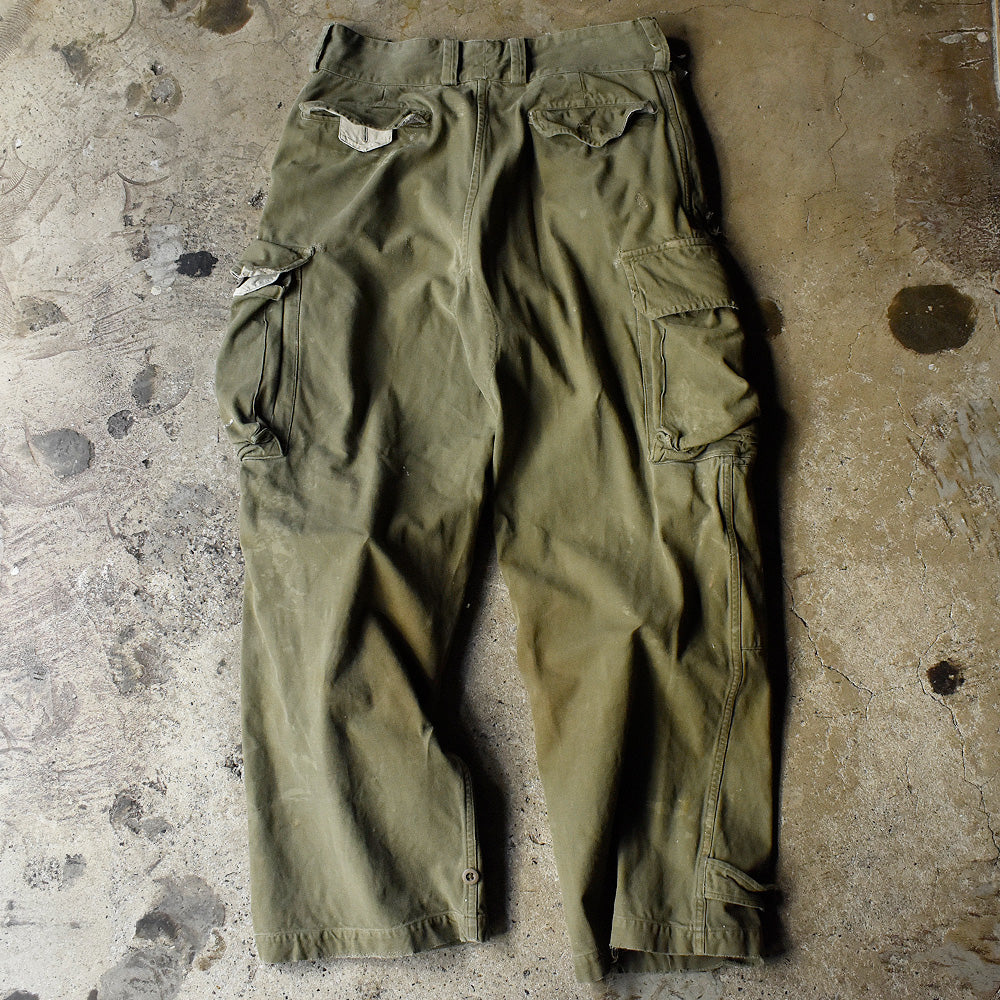 40's～ ダメージ！ French Army M-47 フィールドパンツ 前期型 231209H