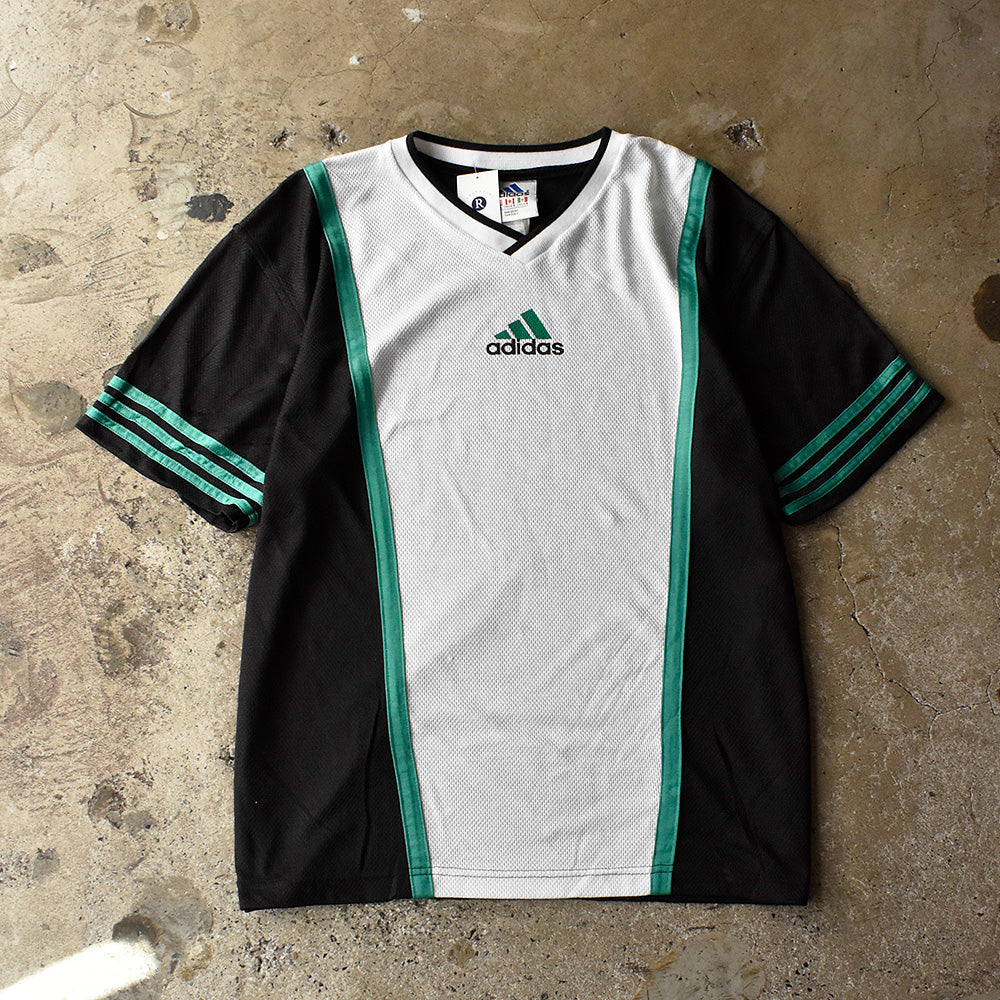 90's～ adidas メッシュ シャツ USA製 250825H