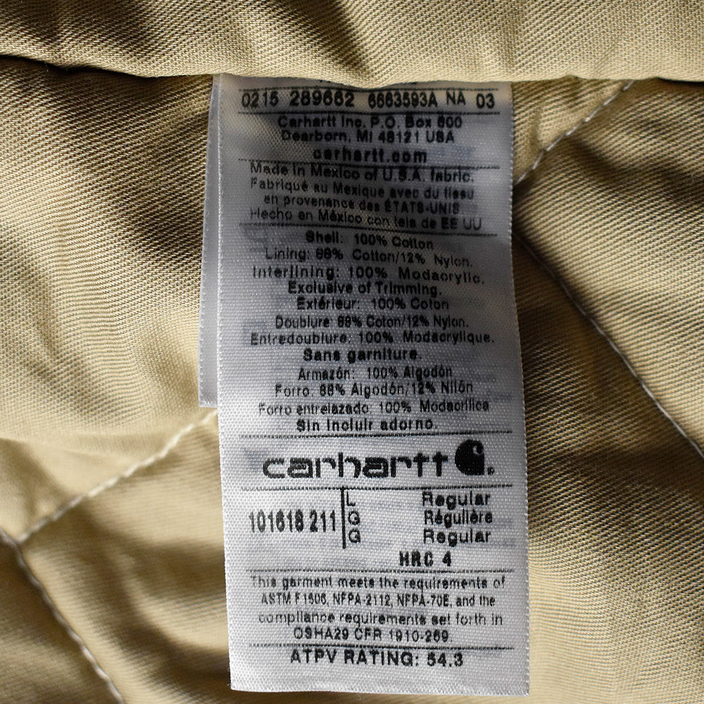Carhartt FR トラディショナルコート キルティングライナー 241006H