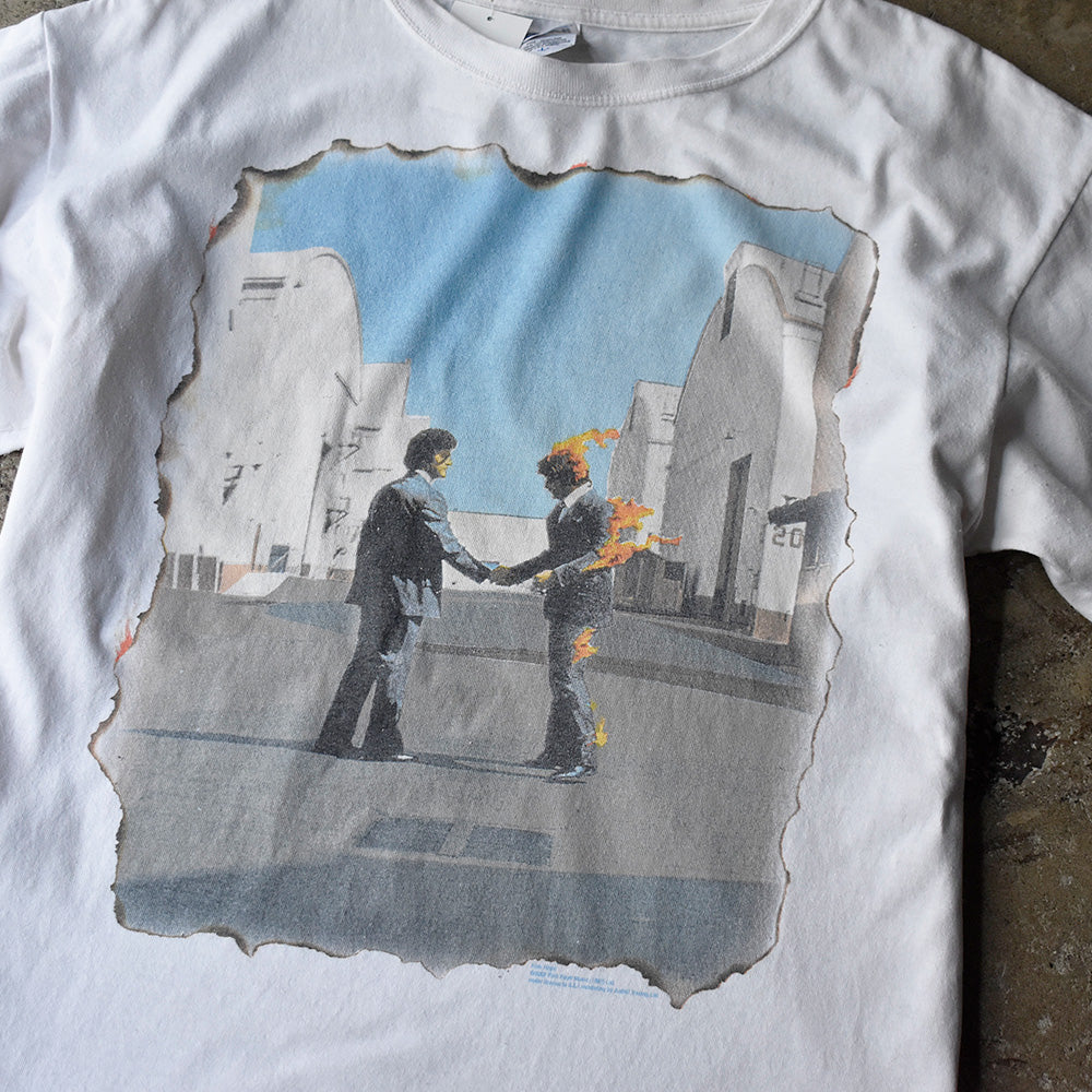 ピンク・フロイド Wish You Were Here ジャケットアートワーク Tシャツ 2002年 古着