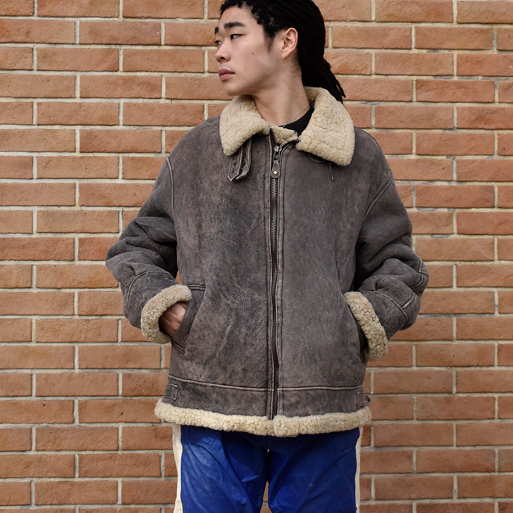 90's MARK SHALE B-3 Type ムートンジャケット 240213H