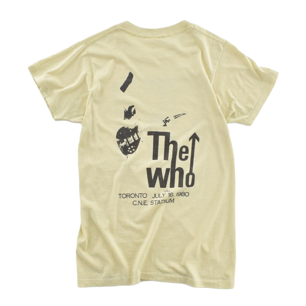 80's THE WHO "CNE Stadium 1980" ロックTシャツ 260918H
