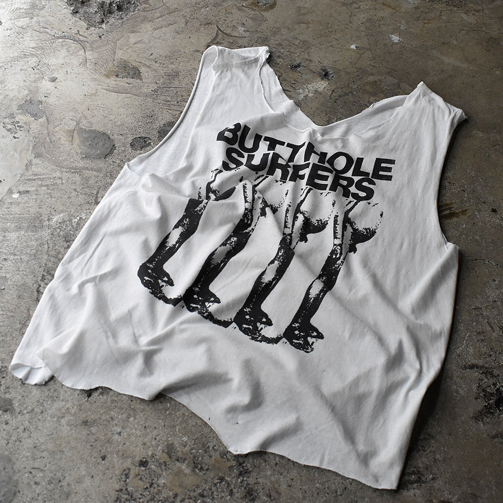 80's BUTTHOLE SURFERS “BUTTHOLE SURFERS” カットオフTシャツ 230926H