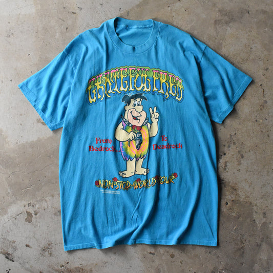 80’s The Flintstones “GRATEFUL FRED” キャラクター Tシャツ USA製 250507