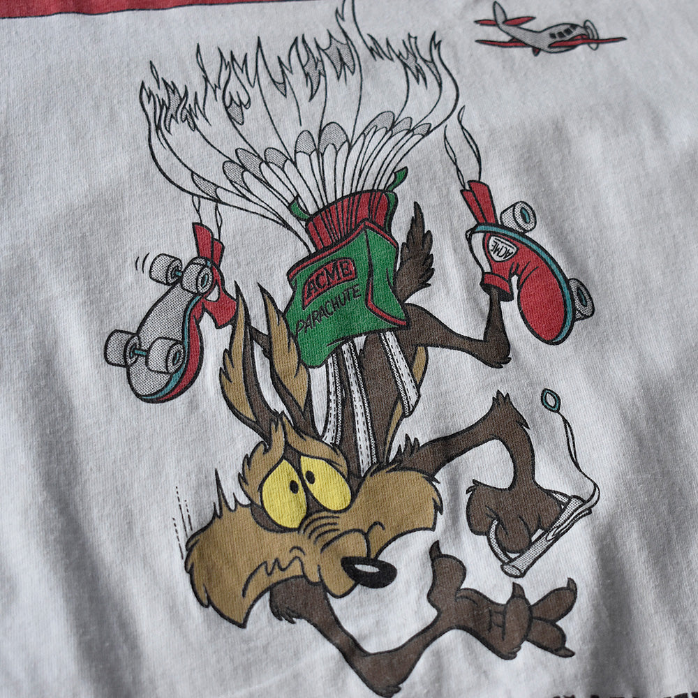 90's ACME CLOTHING Looney Tunes “Wile E. Coyote” 海外アニメ キャラ Tシャツ USA製 250702H