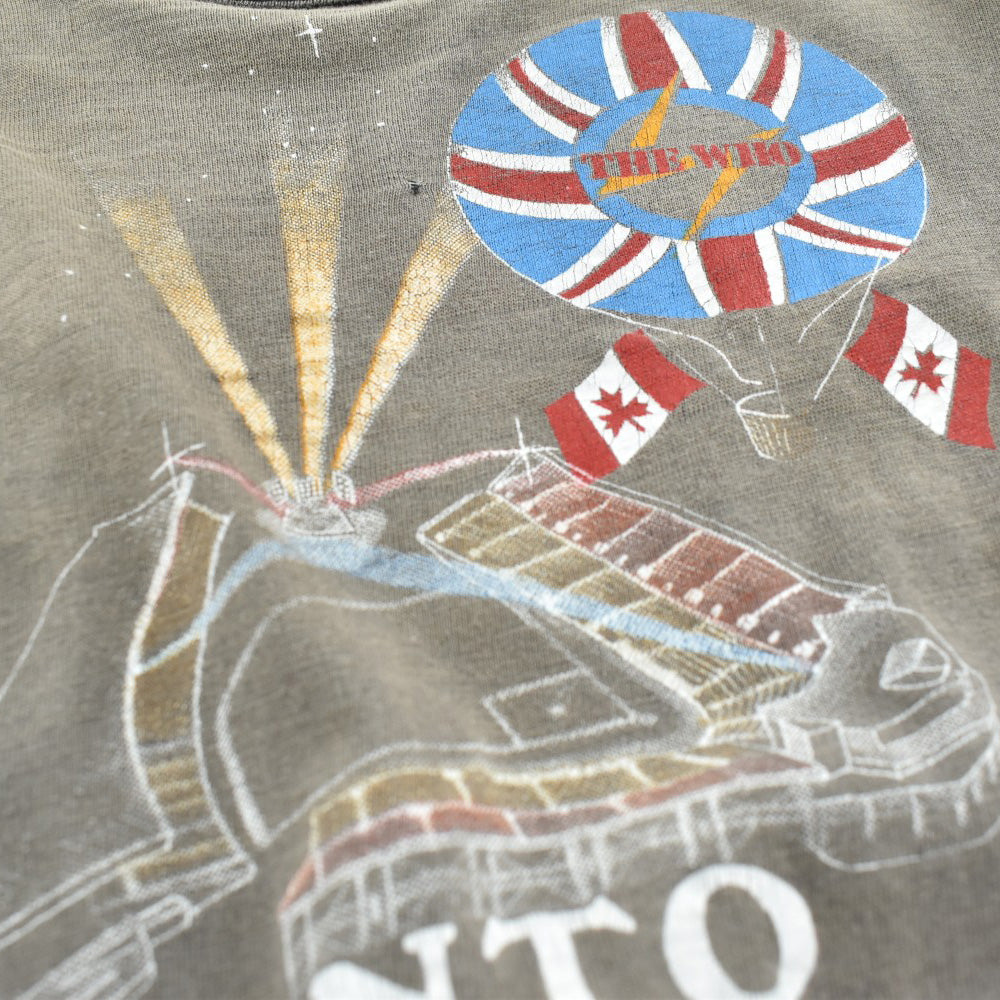 80's THE WHO "TORONTO 1980" ロックTシャツ 260522HFK2