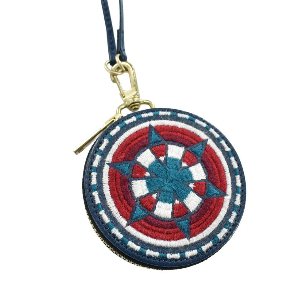 blackmeans サークルポーチ ミニ (BLACK/BLUE/RED) 945-81TAC337-1 261030H