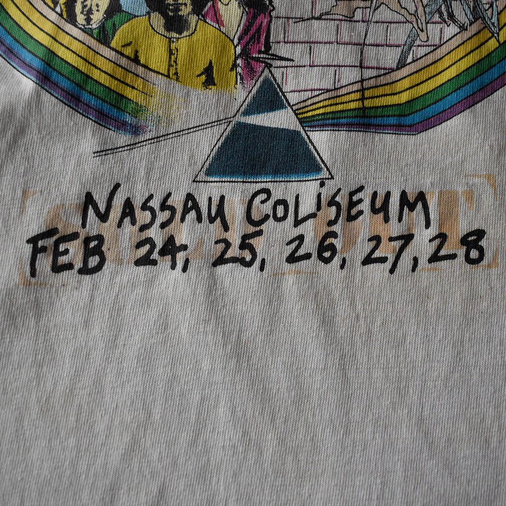 80's PINK FLOYD "NASSAU COLISEUM" Tour カットオフ ロック Tシャツ 250819H