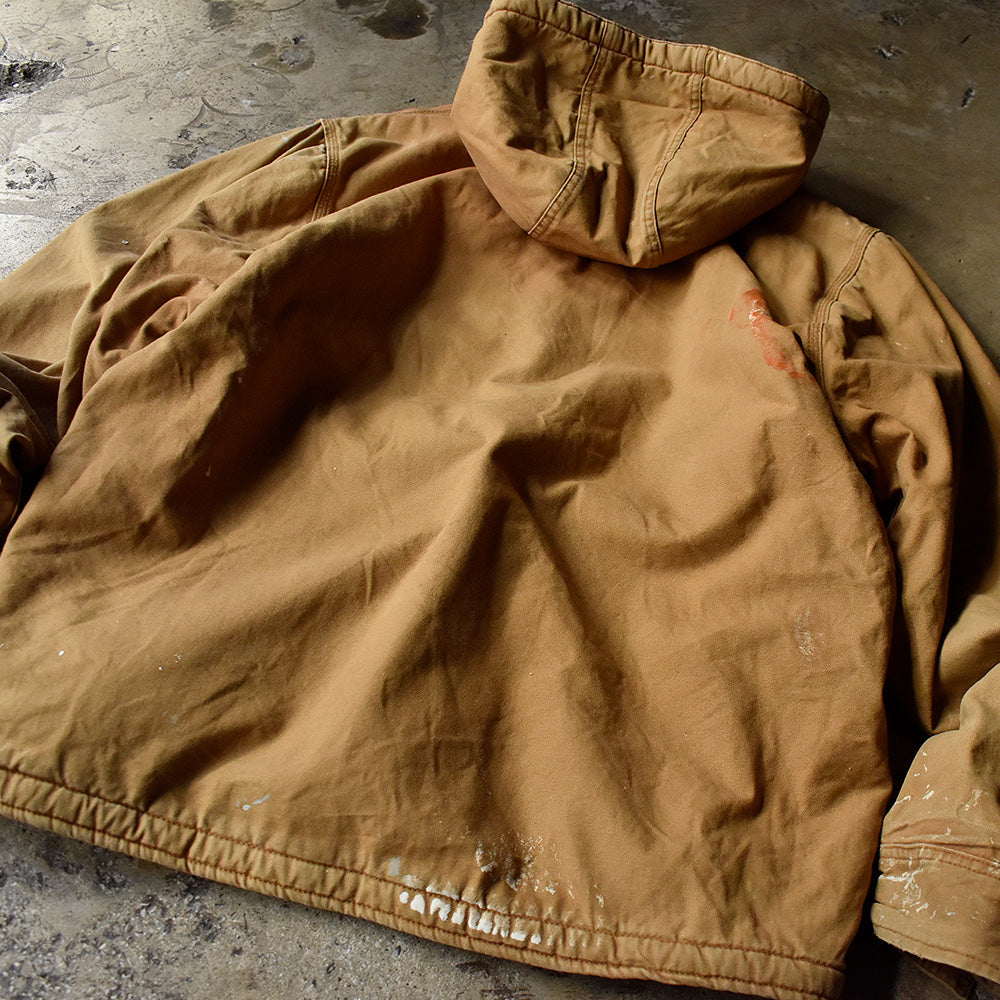 90's ペンキ！ Dickies フード付き ダックジャケット ボアライナー 231202H