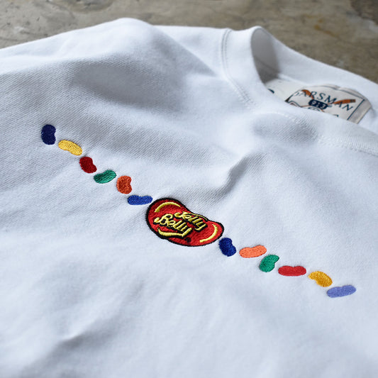 Y2K “Jelly Belly” 企業ロゴ 刺繍 スウェット 240624H