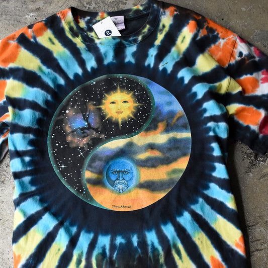90's “Sun & Moon” タイダイTシャツ 250529H