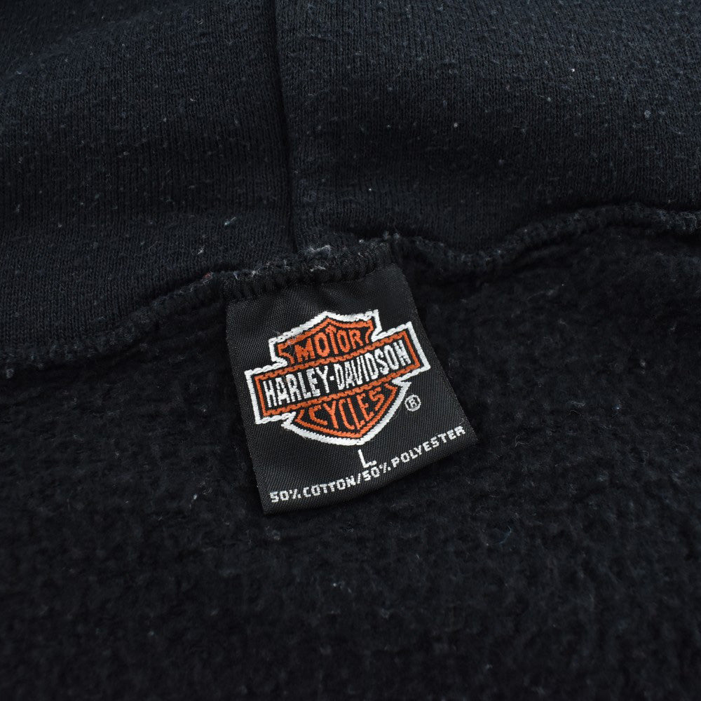 90's Harley-Davidson "Cycle Stop" イーグル ジップパーカー 260612H