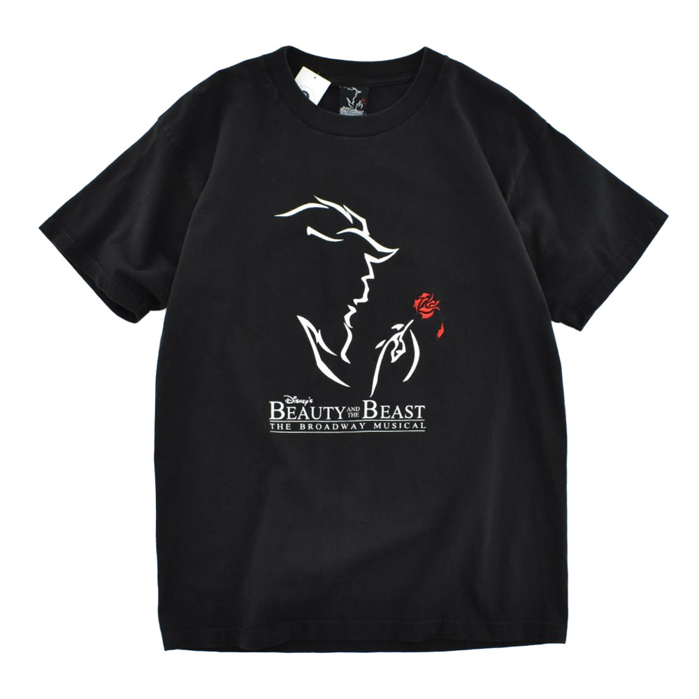 90’s Disney “BEAUTY AND THE BEAST/美女と野獣” ミュージカル Tシャツ USA製 260901H