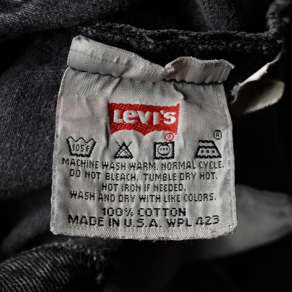 90’s Levi's 501 ブラック デニムパンツ USA製 241202H