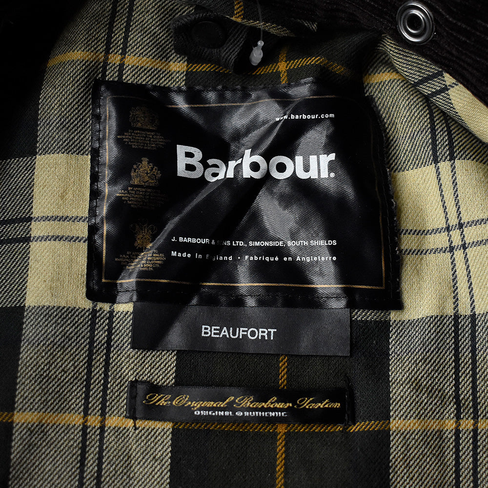 Y2K Barbour “BEAUFORT” QUILTED W/COATライナーセット！ オイルドジャケット 英国製 240203H