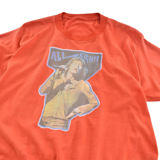 70's Mick Jagger "ALL RIGHT!" ロックTシャツ 260714H