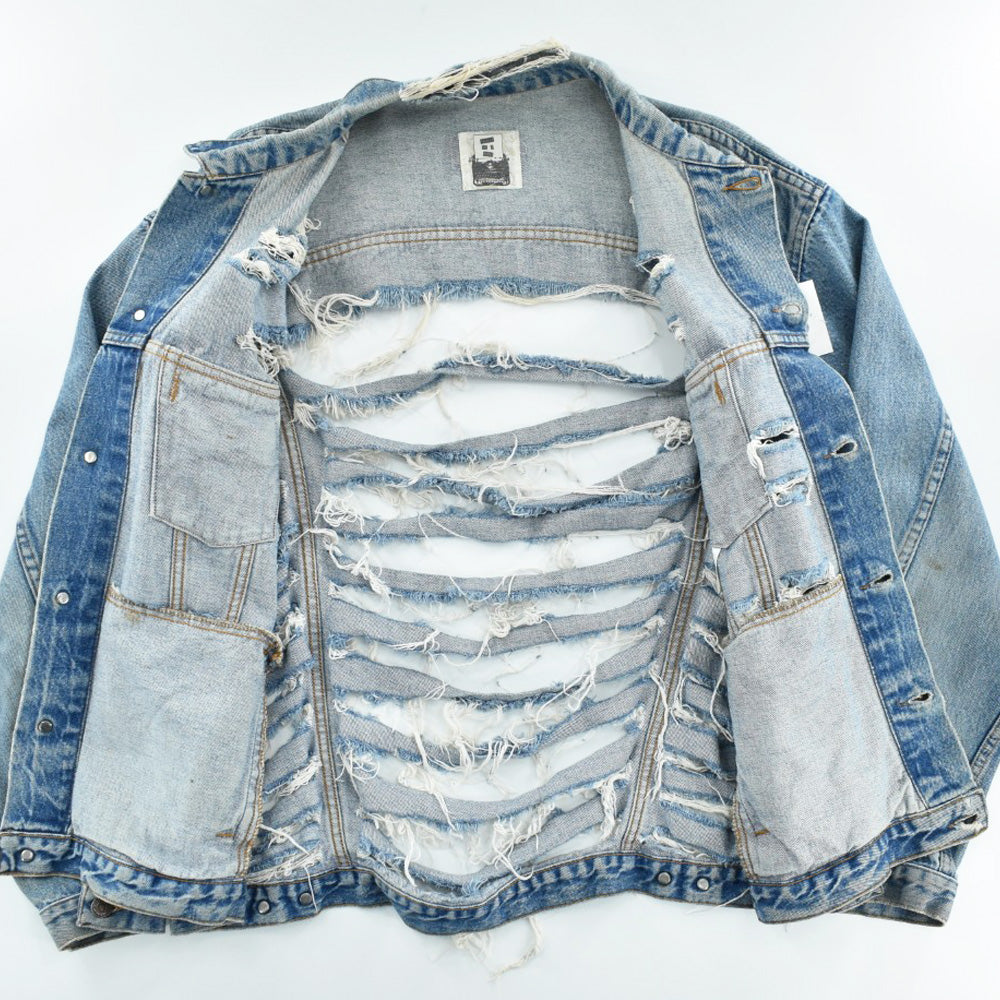 90's Levi's "Furst of a Kind" カスタム クラッシュデニムジャケット 260313H