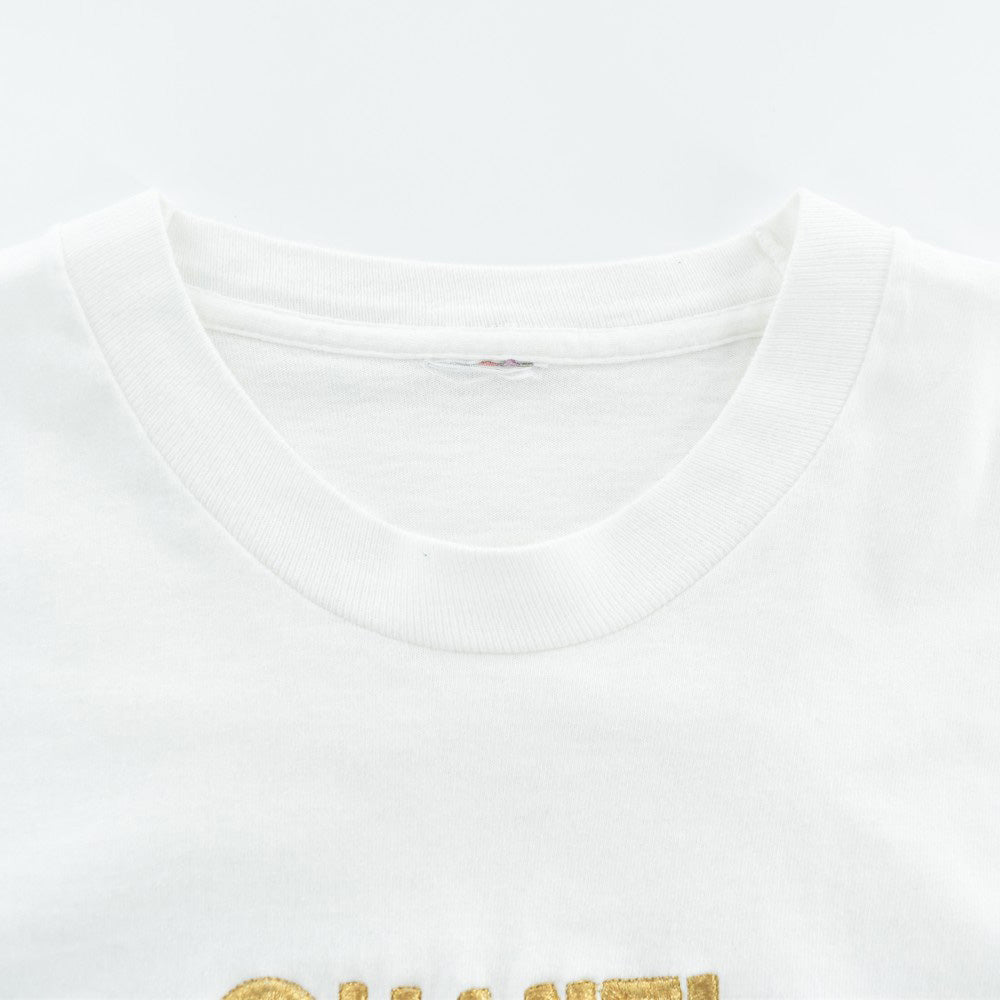 90's CHANEL ブートレグ ロゴ刺繍 Tシャツ 260703H