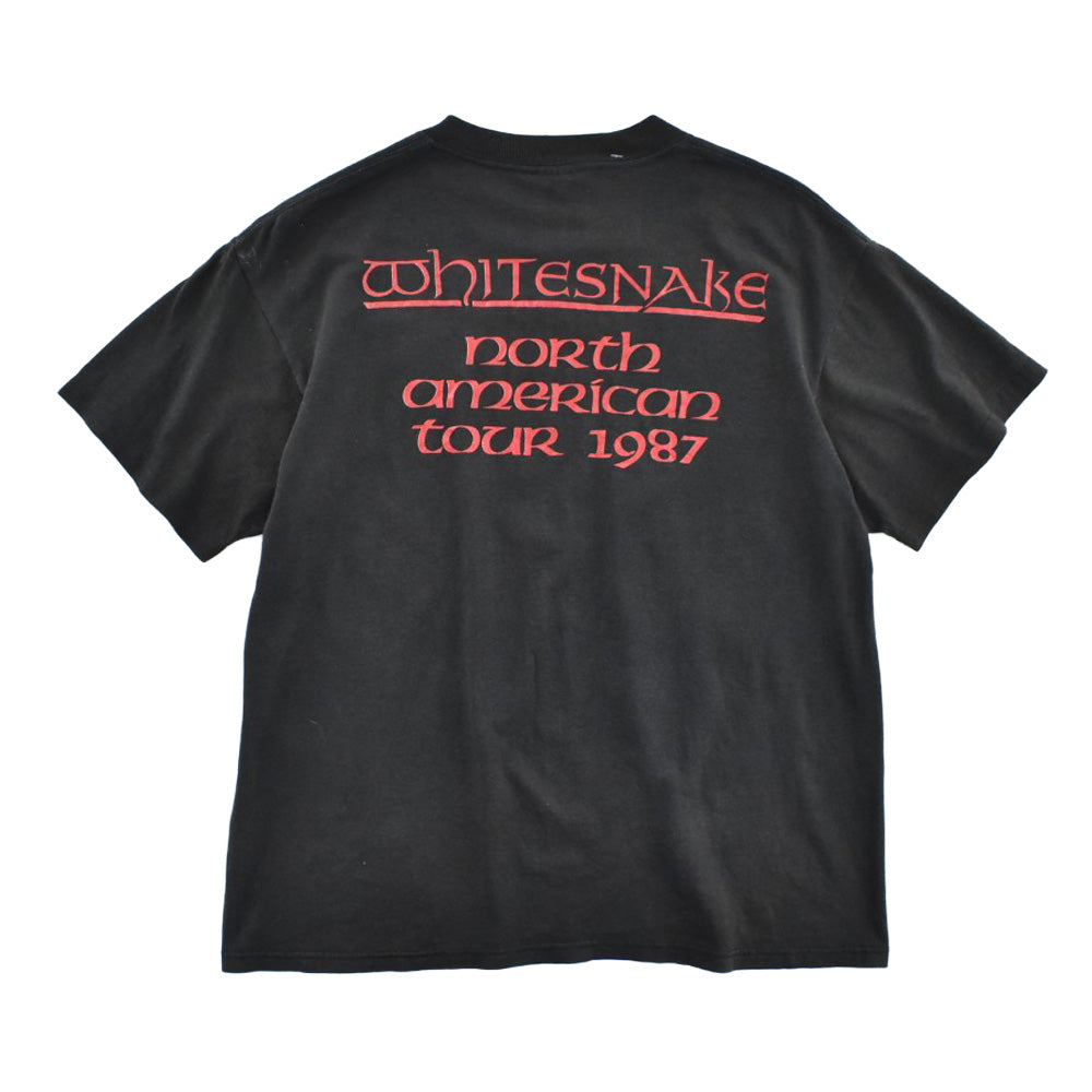 80’s WHITESNAKE “North American Tour 1987” メタル ロックTシャツ 260529H