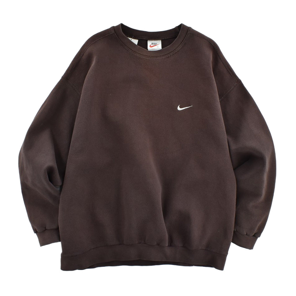 90's NIKE 刺繍ロゴ スモールスウッシュ スウェット USA製 260505H