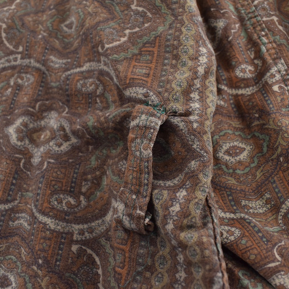 60’s E&W LOUNGE WEAR ペイズリー ショートガウン 261030H