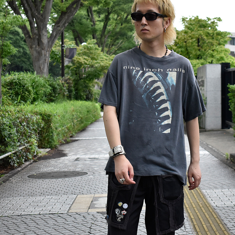 90's ダメージ！ Nine Inch Nails “now i'm nothing“ Tシャツ 240629H