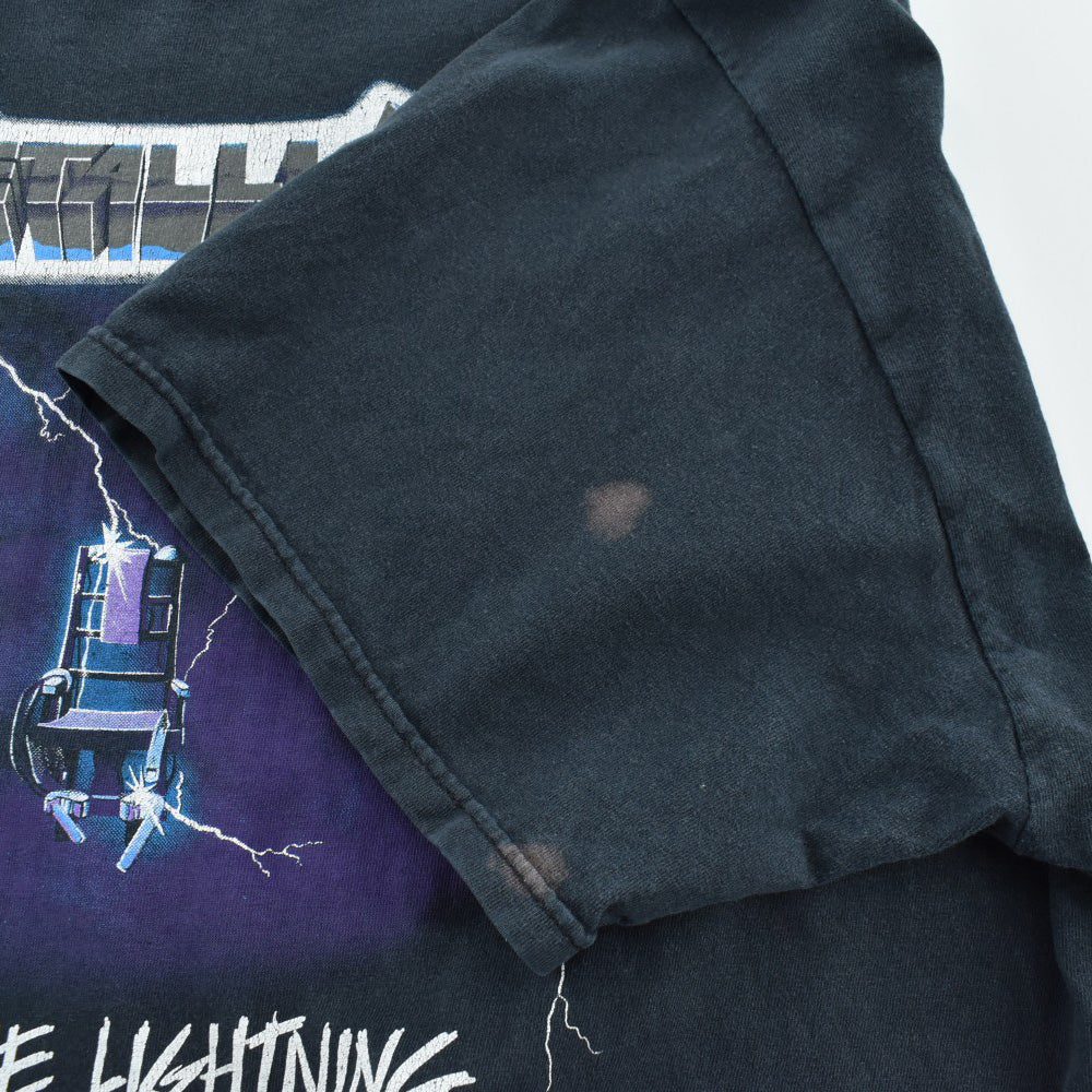 Y2K Metallica "Ride the Lightning" スラッシュメタル ロックTシャツ 260728H