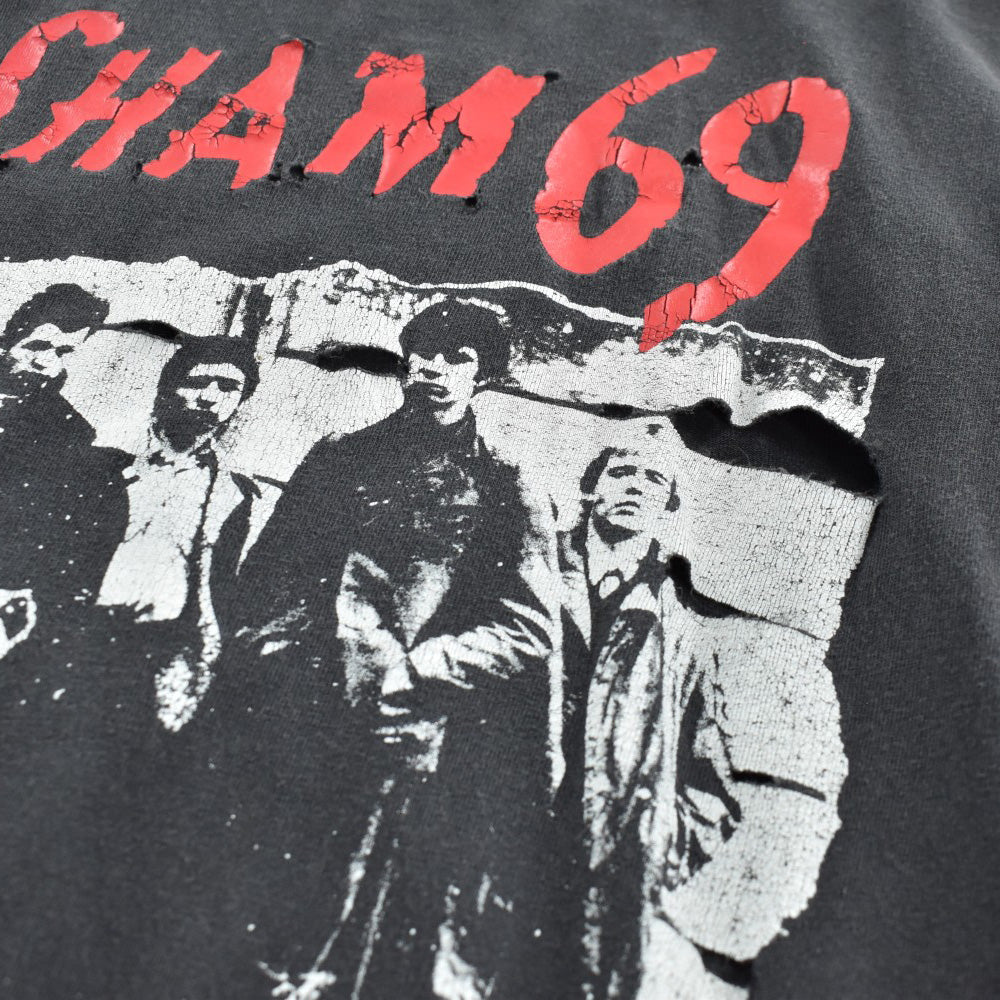 Y2K SHAM 69 "LIVE AND LOUD!!" パンク ロックTシャツ 260623H