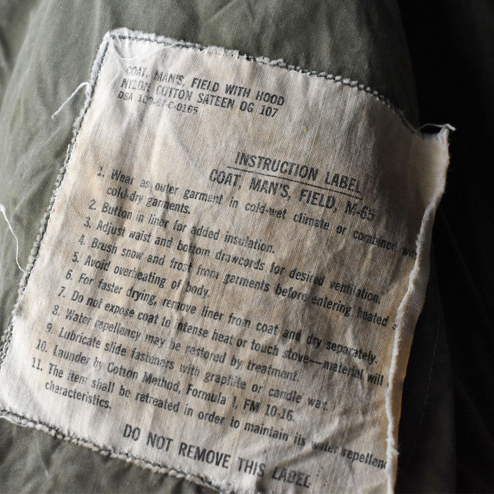 60’s U.S. ARMY M-65 フィールドジャケット 2nd アルミジップ  251024H