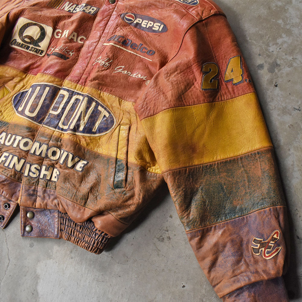 90’s Chase Authentics サンセットフェード レザー レーシングジャケット 251028H