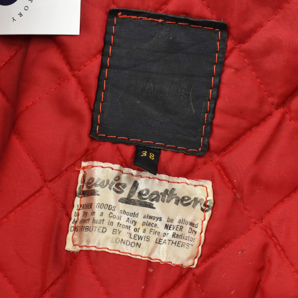 70’s Lewis Leathers "SUPER MONZA"  レザージャケット 260106H