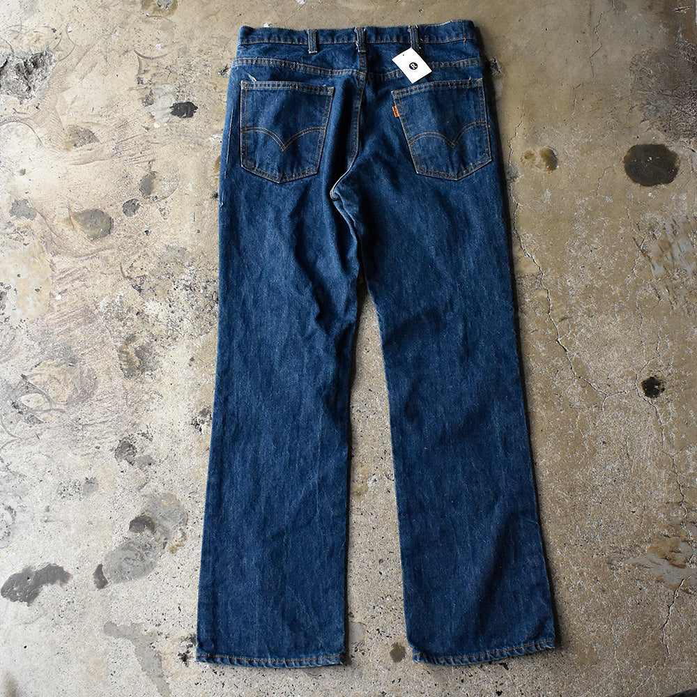 80’s Levi's 517 濃紺 ブーツカット デニムパンツ USA製 オレンジタブ  250802H