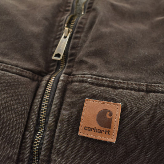 Carhartt サンドストーンダック ボアベスト 261016H