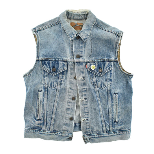 90's Levi's × Jeff Gaither "the LOUD PIPES" カスタム デニムベスト USA製 260612H