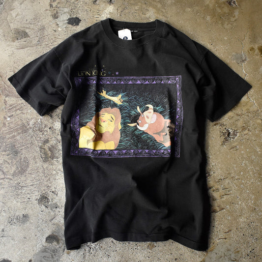 90’s Disney “THE LION KING” 海外アニメ ムービー Tシャツ 250125H