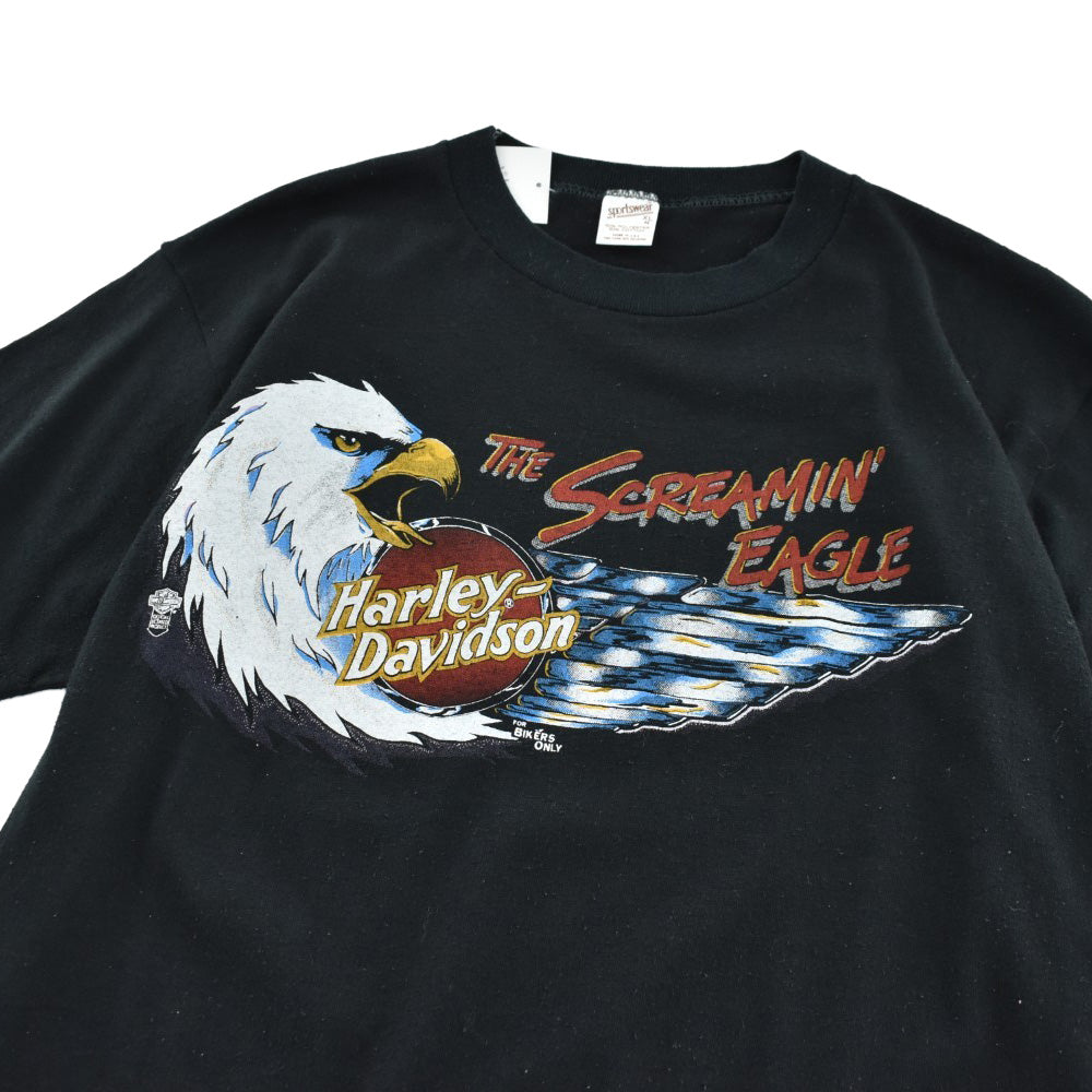 80's HARLEY-DAVIDSON "The SCREAMIN' EAGLE" ハーレーTシャツ USA製 260602H